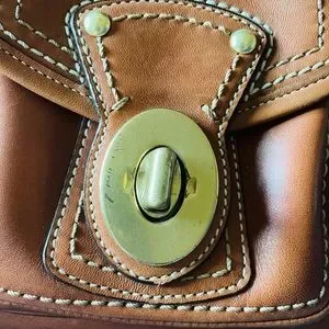 希少✨Vintage Coach Double Pocket Tote Bag Coach Vintage Tote Bag, Yellow and Lime Green - Gem